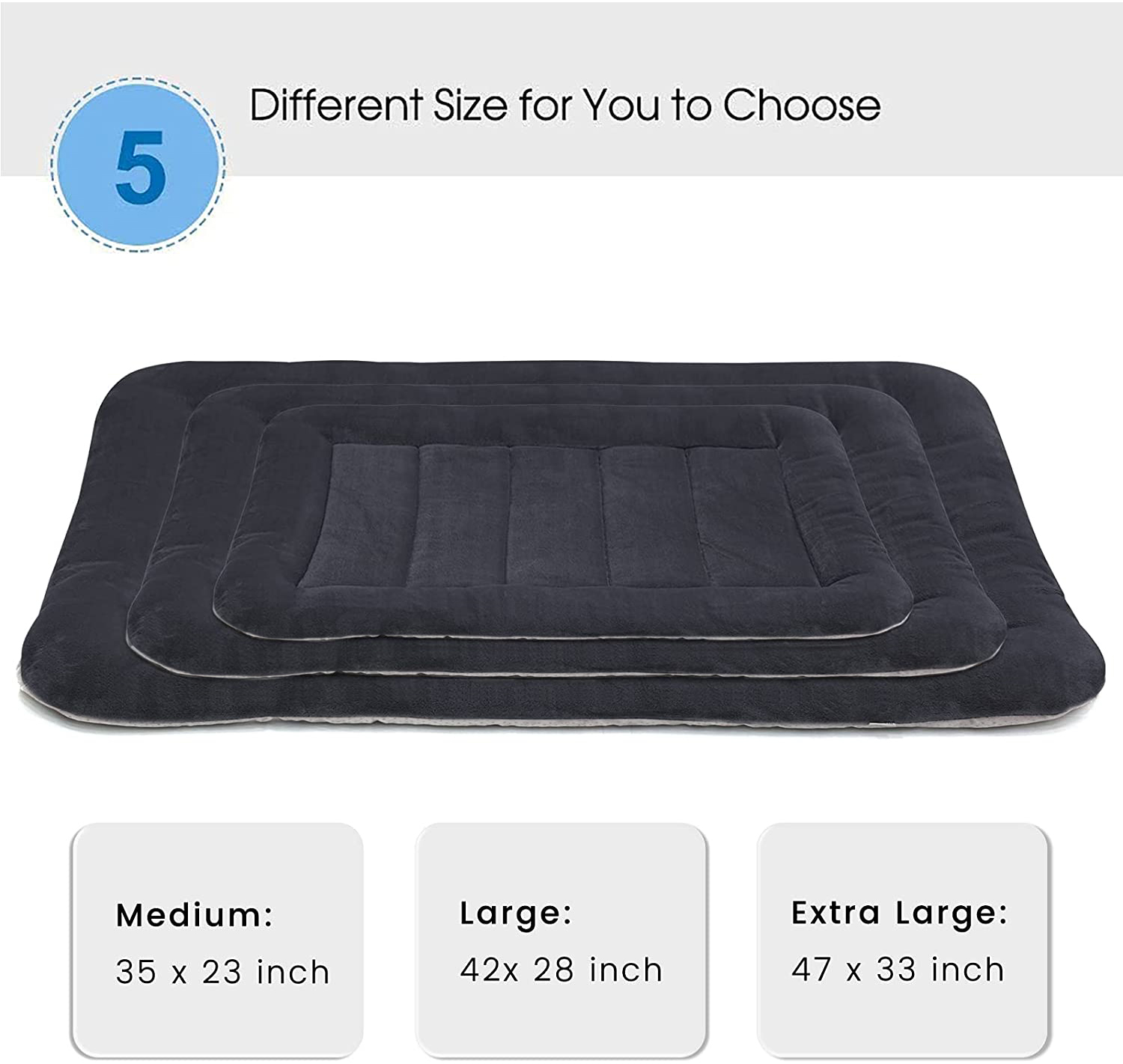 Hero Dog Cat Bed Large Portable Puppy Cushion Soft Big Sleeping Mat Washable 300 Cycles · v2